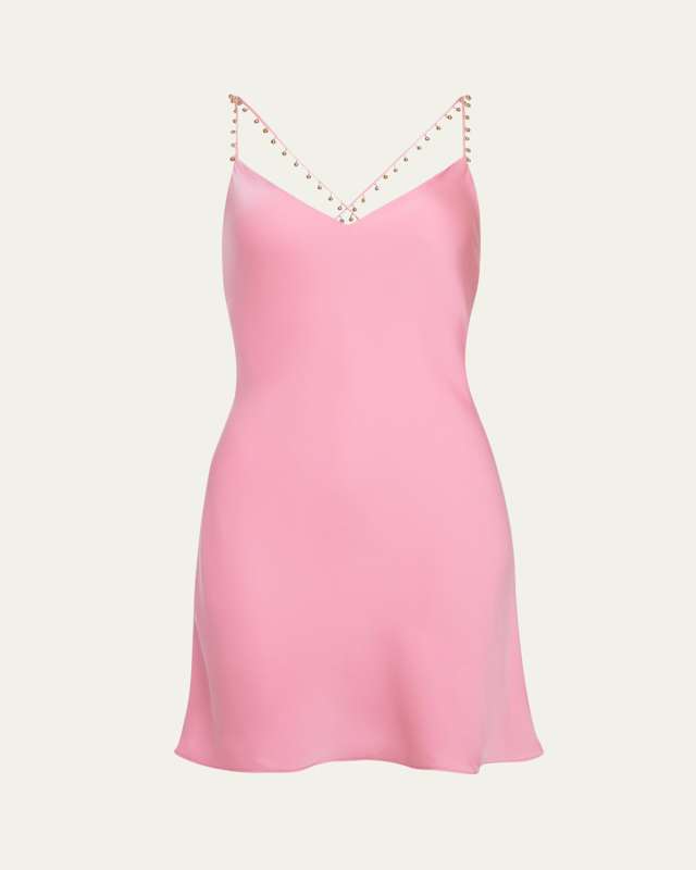 Aria Satin Mini Dress